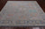 SUPER SALE Silver 8' Square Turkish Angora Oushak Hand Knotted Rug - Q22351