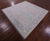 Grey Square Turkish Angora Oushak Hand Knotted Rug - Manhattan Rugs