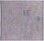 Grey Square Handmade Turkish Angora Oushak Wool Rug - Manhattan Rugs