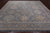 Silver 12' Square Persian Heriz Serapi Hand Knotted Wool Rug - Q22362