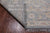 Silver 12' Square Persian Heriz Serapi Hand Knotted Wool Rug - Q22362