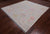 SUPER SALE Ivory 9' Square Turkish Angora Oushak Handmade Wool Rug - Q22363