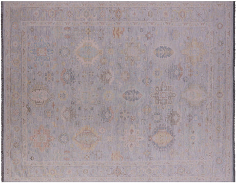 Grey Persian Heriz Serapi Handmade Wool Rug - Manhattan Rugs