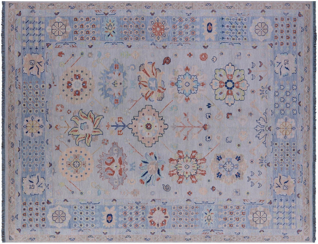 Blue Handmade Persian Heriz Serapi Rug - Manhattan Rugs