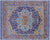 Blue Persian Heriz Serapi Handmade Rug - Manhattan Rugs