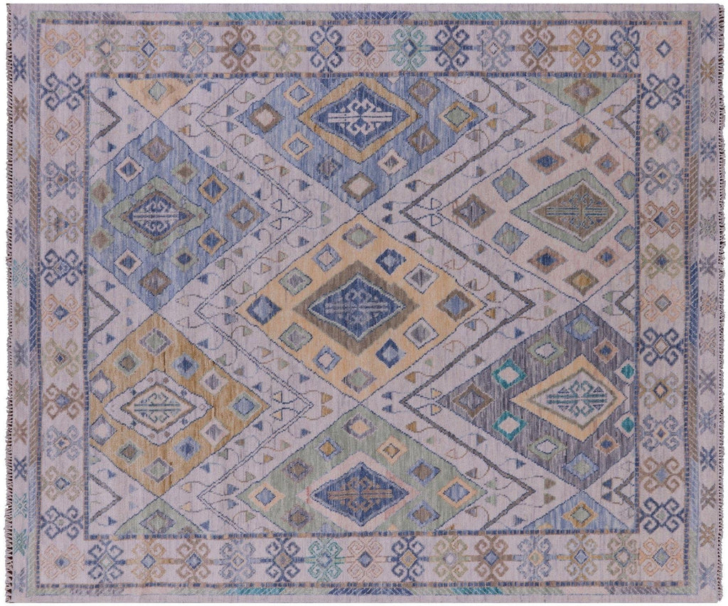 Grey Moroccan Hand-Knotted Wool Rug - Manhattan Rugs