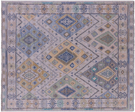 Grey Moroccan Hand-Knotted Wool Rug - Manhattan Rugs