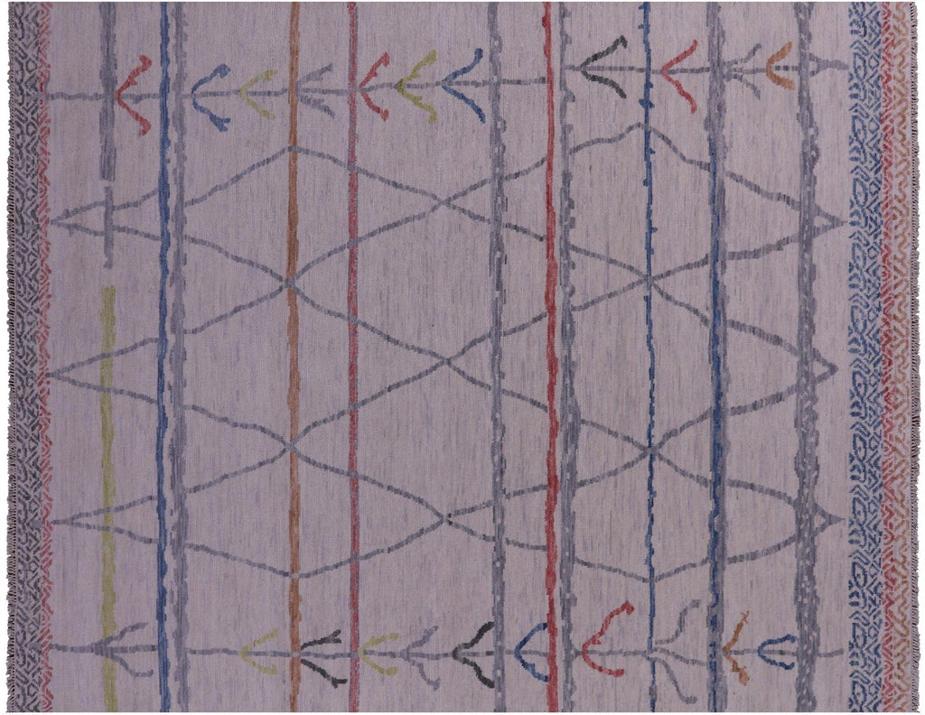 Ivory Hand Knotted Moroccan Wool Rug - Manhattan Rugs