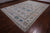SUPER SALE Ivory Handmade Turkish Angora Oushak Wool Rug 10' 1" X 14' 0" - Q22399