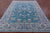 Blue Persian Heriz Serapi Handmade Rug - Manhattan Rugs