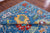 Blue Turkish Angora Oushak Handmade Rug - Manhattan Rugs