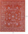 Orange Persian Tabriz Hand Knotted Wool & Silk Rug - Manhattan Rugs