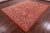 Orange Persian Tabriz Hand Knotted Wool & Silk Rug - Manhattan Rugs