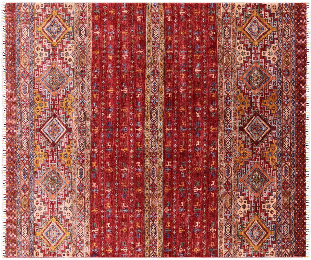 Handmade Khorjin Super Kazak Area Rug - Manhattan Rugs