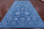 Blue Wool & Silk Hand Knotted Persian Tabriz Rug - Manhattan Rugs