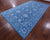 Blue Wool & Silk Hand Knotted Persian Tabriz Rug - Manhattan Rugs
