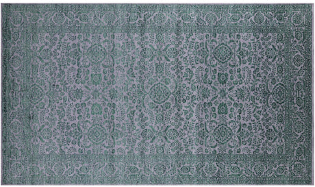 Gold Persian Tabriz Hand Knotted Wool & Silk Rug - Manhattan Rugs