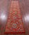 Orange Persian Tabriz Handmade Wool & Silk Runner Rug - Manhattan Rugs