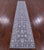 Grey Runner Persian Tabriz Handmade Wool & Silk Rug - Manhattan Rugs