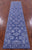 Blue Runner Persian Tabriz Hand Knotted Wool & Silk Rug - Manhattan Rugs