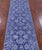Blue Runner Persian Tabriz Hand Knotted Wool & Silk Rug - Manhattan Rugs