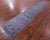 Grey Persian Tabriz Handmade Wool & Silk Runner Rug - Manhattan Rugs