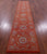 Orange Wool & Silk Persian Tabriz Hand-Knotted Runner Rug - Manhattan Rugs