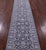 Grey Runner Wool & Silk Persian Tabriz Handmade Rug - Manhattan Rugs