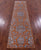 Orange Persian Tabriz Hand Knotted Wool & Silk Runner Rug - Manhattan Rugs