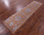 Orange Persian Tabriz Hand Knotted Wool & Silk Runner Rug - Manhattan Rugs