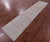 Grey Runner Persian Tabriz Handmade Wool & Silk Rug - Manhattan Rugs