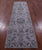 Grey Wool & Silk Handmade Persian Tabriz Runner Rug - Manhattan Rugs