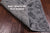 Grey 2' 8" X 9' 11" Wool & Silk Handmade Persian Tabriz Runner Rug - Q22478