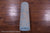 Blue Wool & Silk Modern Handmade Runner Rug - Manhattan Rugs