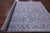 Blue Wool & Silk Persian Tabriz Hand-Knotted Rug - Manhattan Rugs
