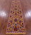 Orange Runner Persian Tabriz Hand Knotted Wool & Silk Rug - Manhattan Rugs