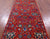 Red Handmade Persian Tabriz Wool & Silk Runner Rug - Manhattan Rugs