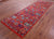 Red Handmade Persian Tabriz Wool & Silk Runner Rug - Manhattan Rugs