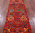 Orange Persian Tabriz Wool & Silk Hand-Knotted Runner Rug - Manhattan Rugs