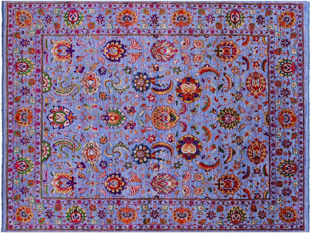 Wool & Silk Persian Tabriz Hand Knotted Rug - Manhattan Rugs