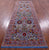 Grey Persian Tabriz Handmade Wool & Silk Runner Rug - Manhattan Rugs