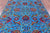 Blue Persian Tabriz Wool & Silk Hand-Knotted Rug - Manhattan Rugs