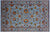 Blue Persian Tabriz Handmade Wool & Silk Rug - Manhattan Rugs
