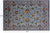 Blue Persian Tabriz Handmade Wool & Silk Rug - Manhattan Rugs