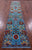 Blue Persian Tabriz Hand-Knotted Wool & Silk Runner Rug - Manhattan Rugs