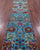 Blue Persian Tabriz Hand-Knotted Wool & Silk Runner Rug - Manhattan Rugs