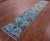 Blue Persian Tabriz Hand-Knotted Wool & Silk Runner Rug - Manhattan Rugs