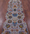 Grey Persian Tabriz Hand Knotted Wool & Silk Runner Rug - Manhattan Rugs