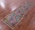 Grey Persian Tabriz Hand Knotted Wool & Silk Runner Rug - Manhattan Rugs