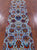 Blue Persian Tabriz Handmade Wool & Silk Runner Rug - Manhattan Rugs